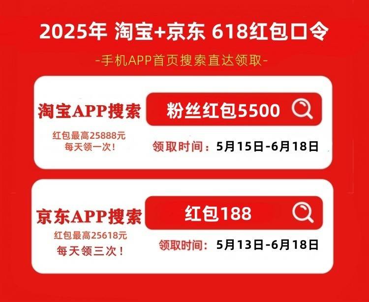 波从明天10点开始！京东618红包口令攻略！k8凯发入口2025京东618红包活动第四(图2)
